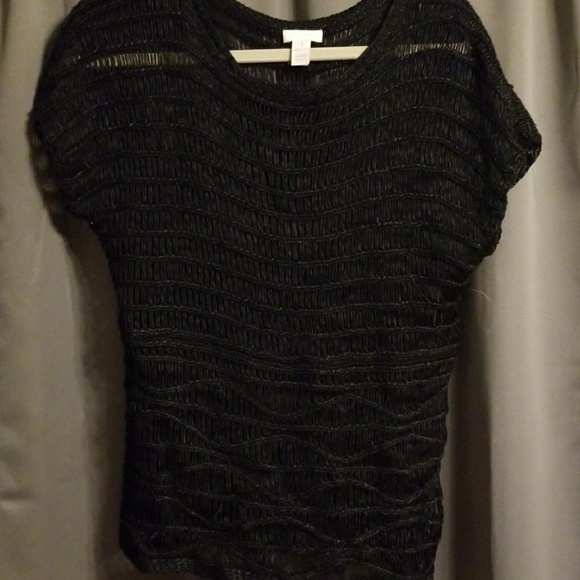 Chico's Tops - Chico's crochet style top size 1